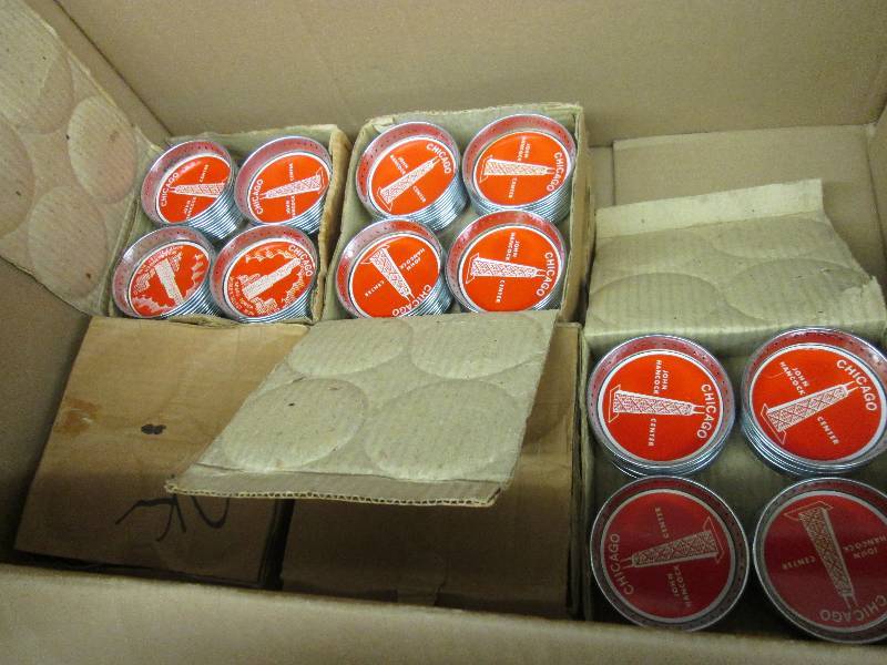 lot 77 image: Huge Lot of Chicago Metal Ashtrays ...