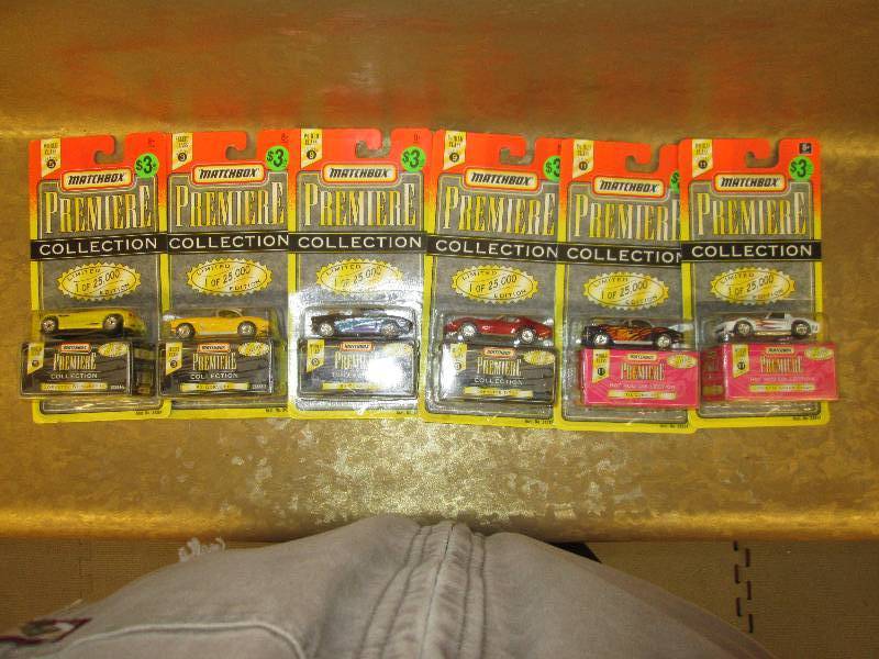 lot 215 image: 6 matchbox premeir colection corvet...