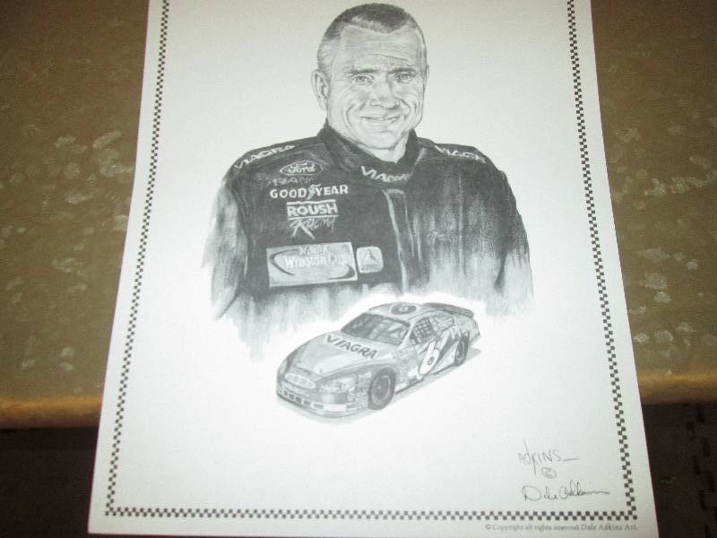 lot 225 image: 25 prints of Nascar driver # 6 by D...