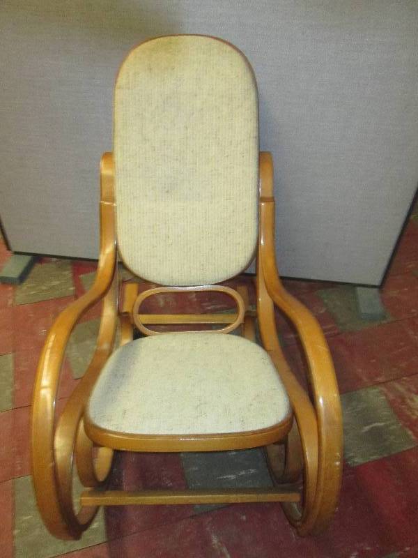 lot 240 image: rocking chair...