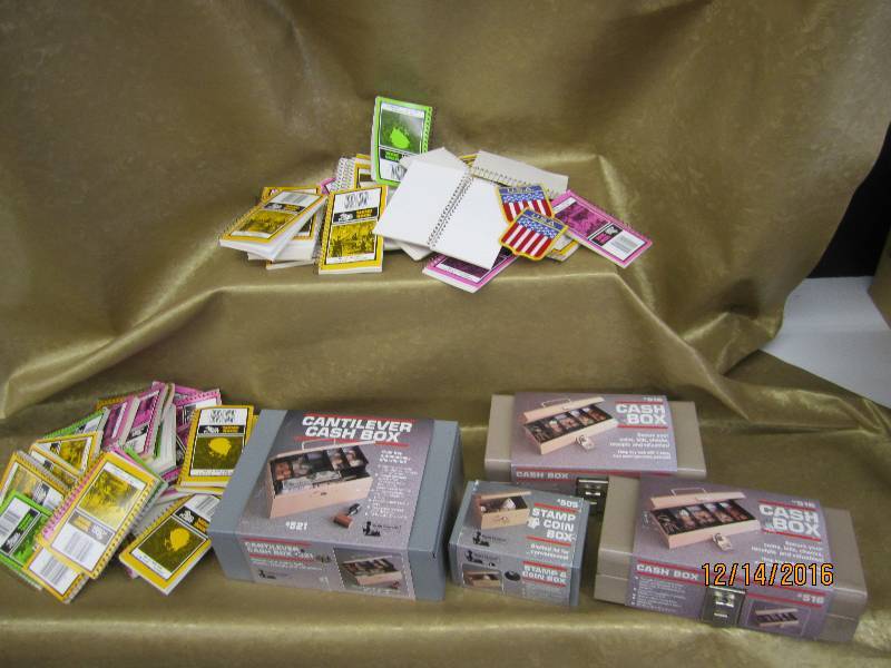 lot 82 image: Cash boxes and memo books...