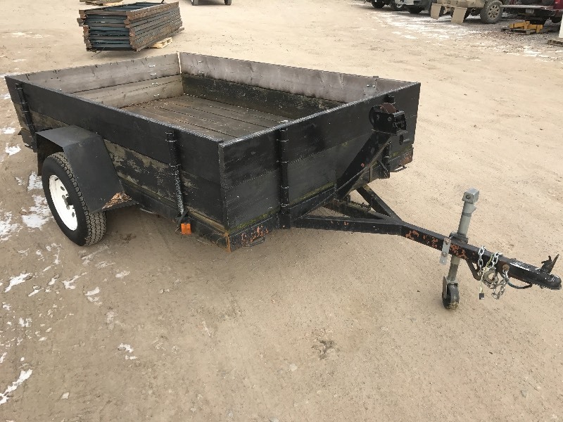 lot 10 image: 2015 Single Axle Homemade Trailer