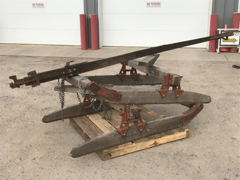 lot 4 image: (2) Heavy Duty Vintage Sleight Frames