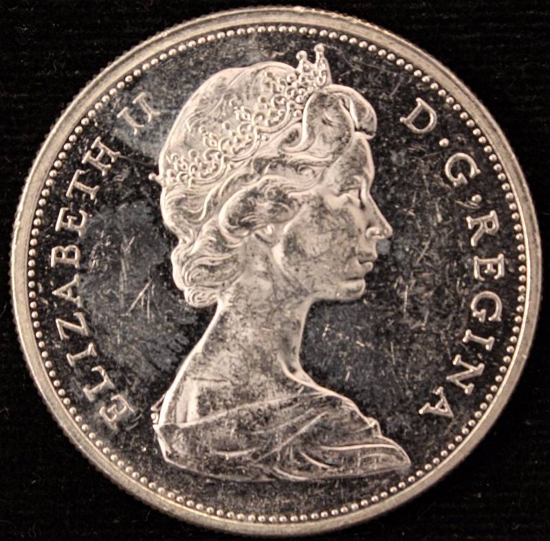 1965 CANADA SILVER DOLLAR 80% SILVER