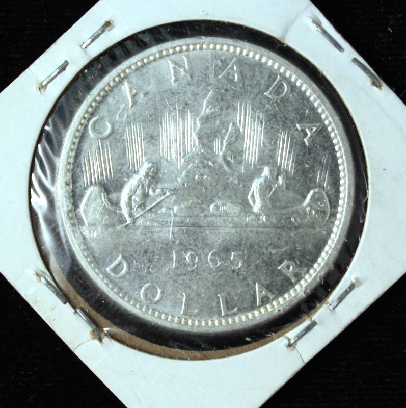 1965 CANADA SILVER DOLLAR 80% SILVER