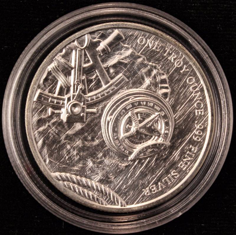 1 TROY OZ. .999 FINE SILVER PROSPECTOR IN AIRTITE HOLDER
