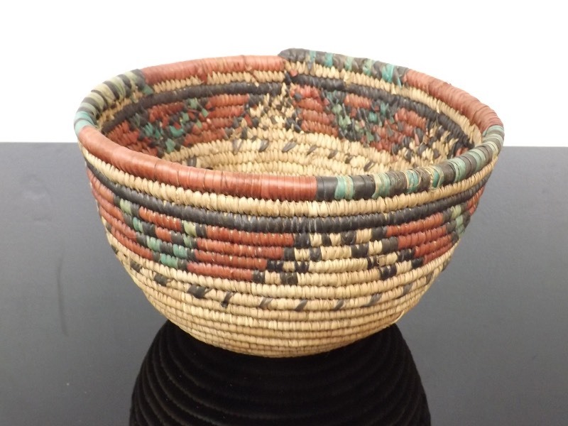 Vintage Hand Woven Native American Basket