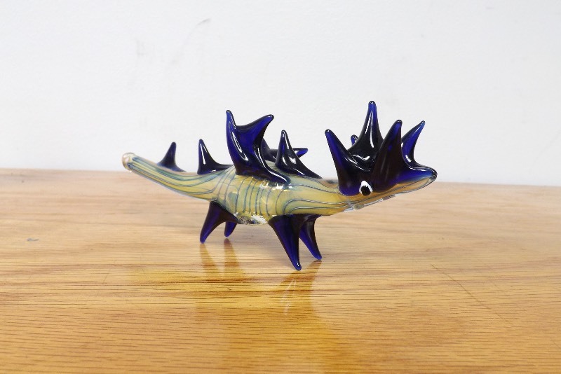 Unique Blown Glass Hidden Smoking Pipe Lizard