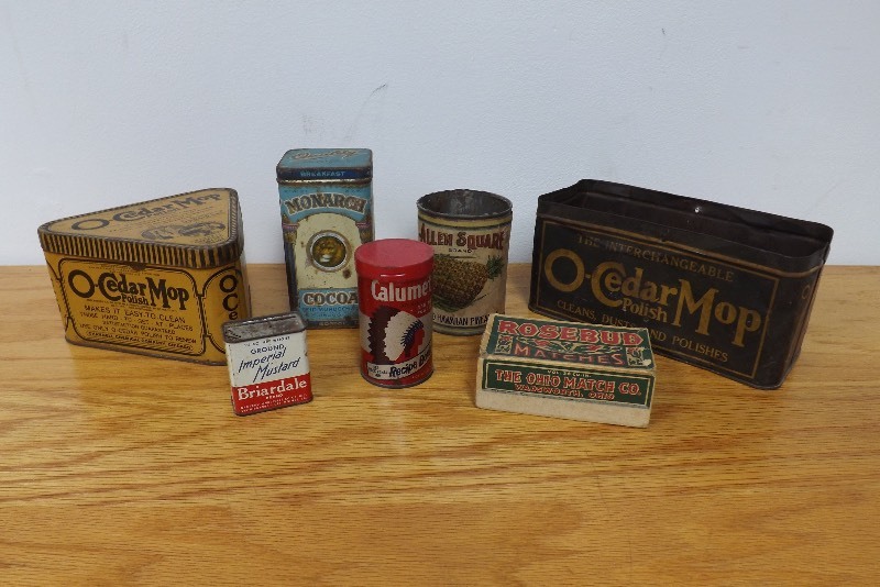 Lot of Vintage Tins