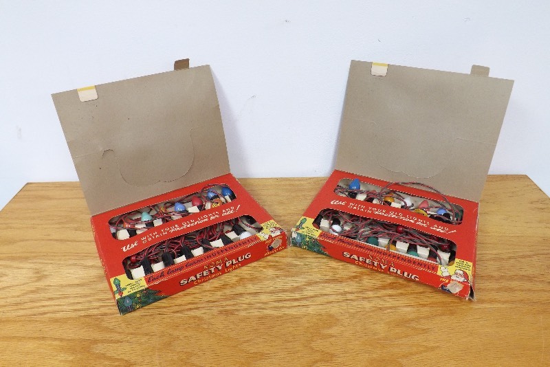 2 Vintage Complete Sets of Noma Lights