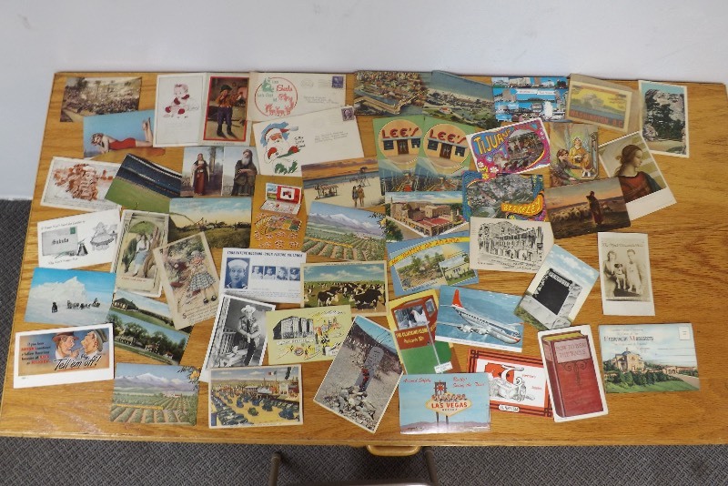 Large Lot of AntiqueVintage Postcards