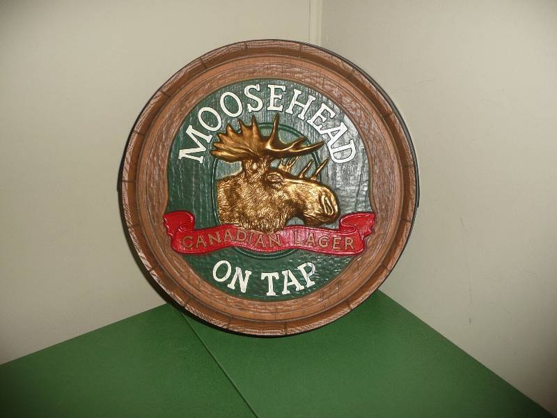 NOS Moosehead Barrel End 20 Diameter