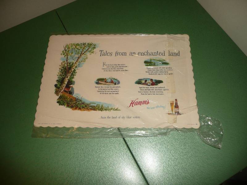 Hamms Beer Placemats QTY 16 15x10