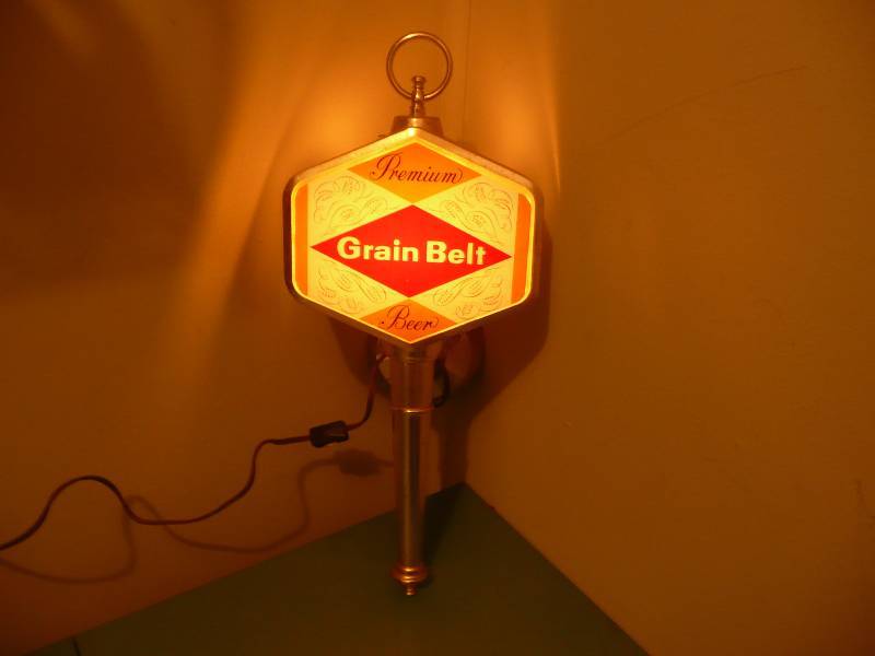 Grain Belt Lighted Sconce - 7 by 17