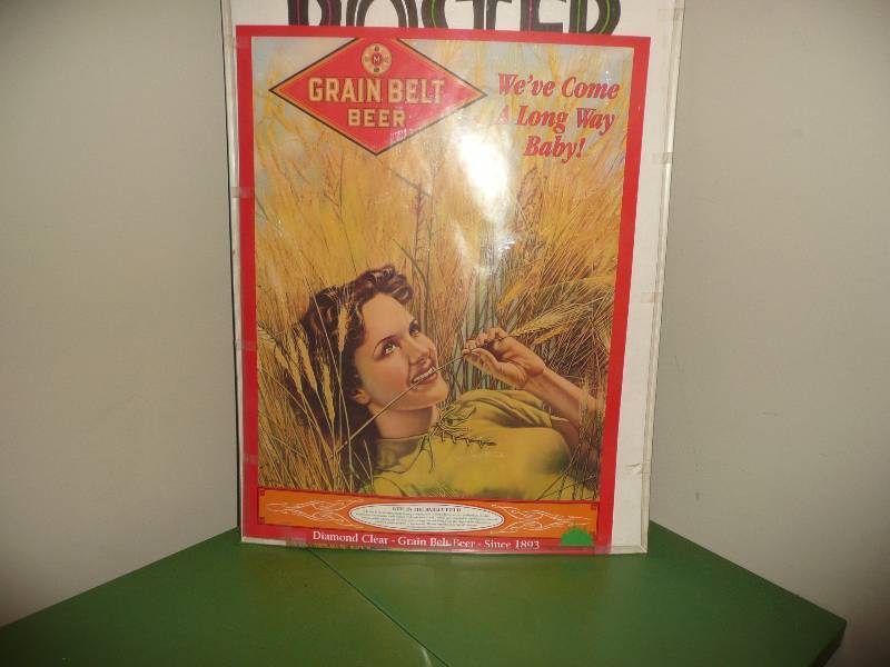 2 - Grain Belt Beer Barley Girl Posters - 18 by 24