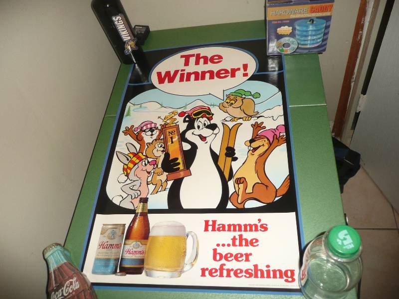 NOS - Hamms Beer Poster