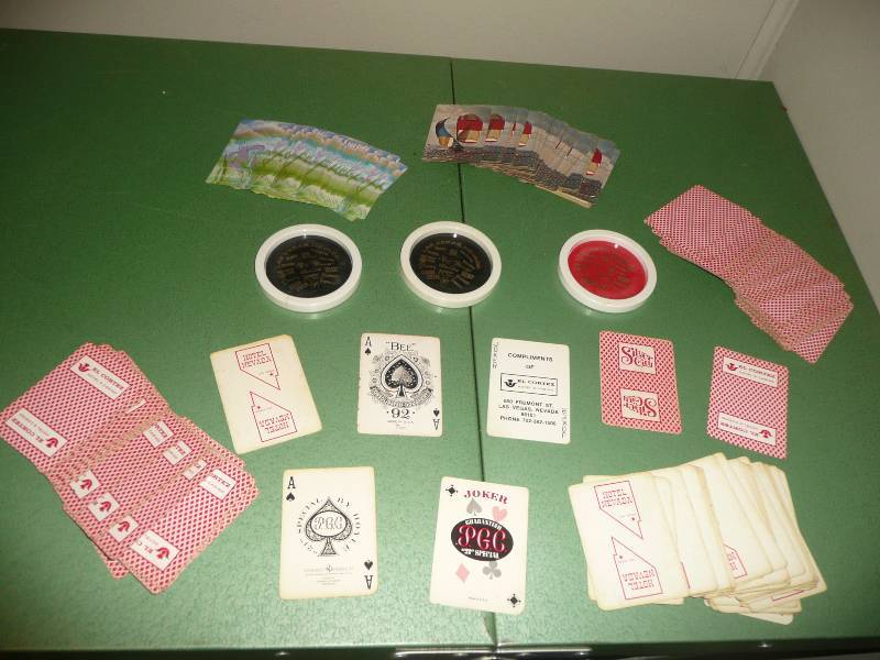Very Rare & Vintage Las Vegas Playing Card Group - See Pictures