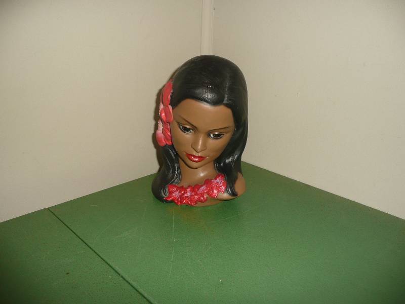 Vintage Lego Of Japan - Hawaiian Woman Bust