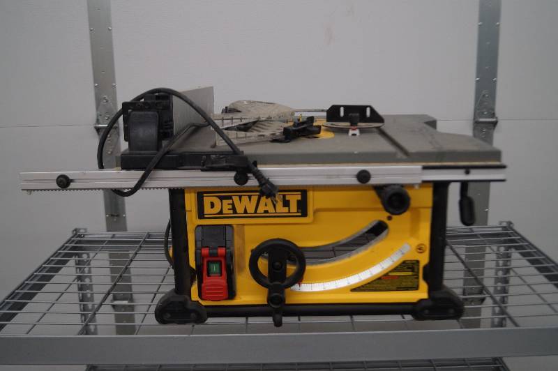 lot 8 image: Dewalt Table Saw