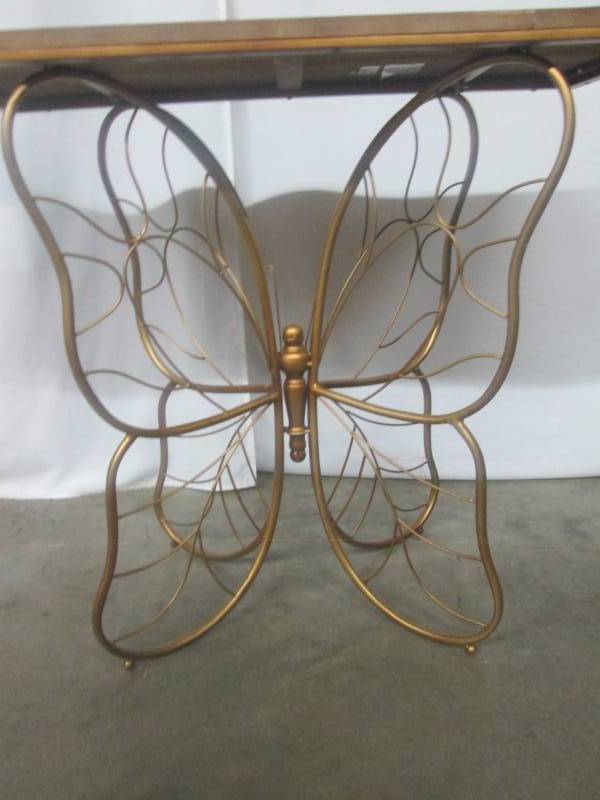 lot 12 image: River of Goods Butterfly Console