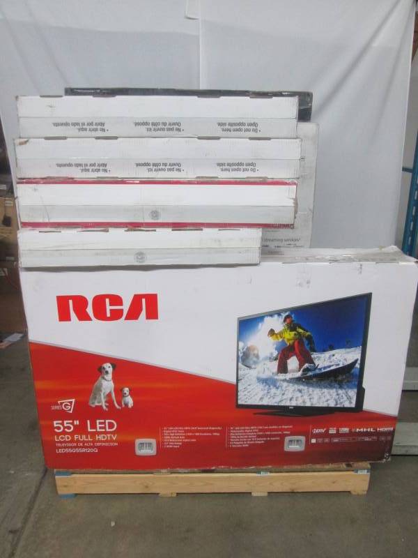 lot 74 image: Pallet of Broken TVs