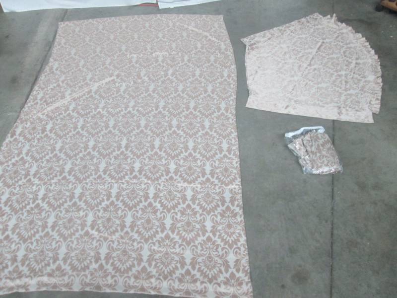 lot 47 image: McLeland Design Sutton Blackout Panel and Valances