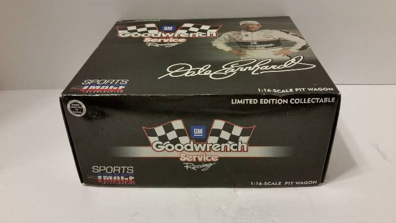 lot 40 image: Sports image Inc. 116th Scale #3 Dale Earnhardt Winston Cup Die Cast Replica Pit Wagon In Original Box