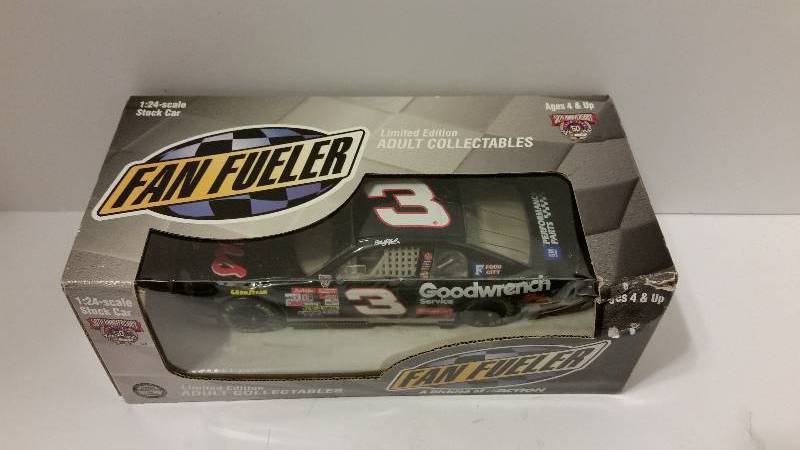 lot 50 image: Action Fan Fueler 124th Scale #3 Dale Earnhardt GM Goodwrench Chevrolet Ages 4 and Up