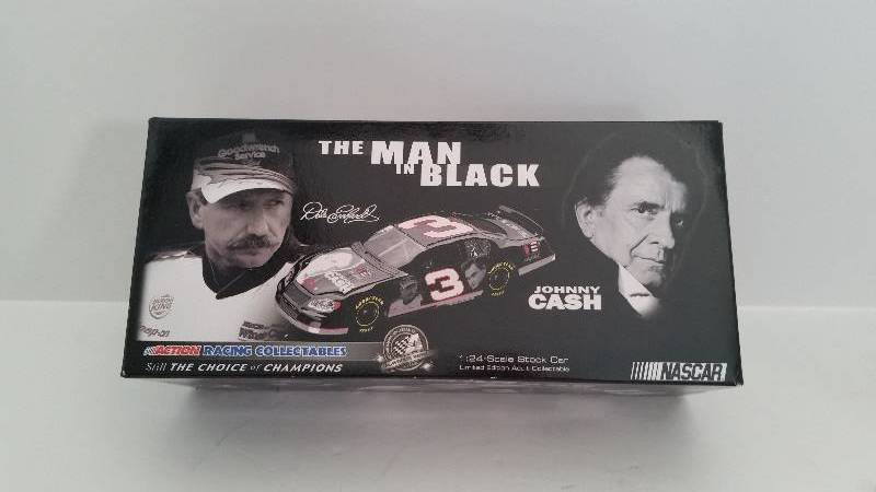 lot 32 image: Action Racing Collectables The Man in Black Dale Earnhardt and Johnny Cash 124th Scale Monte Carlo SS
