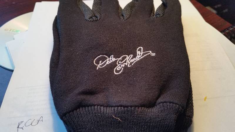 lot 69 image: Dale Earnhardt #3 Gloves - New, Never Used, Collectables