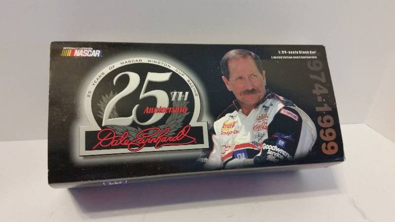 lot 47 image: 1999 Action Collectables 124th Scale 25th Anniversary 1999 Monte Carlo Coin Bank #3 Dale Earnhardt GM Goodwrench Ltd Edition Car