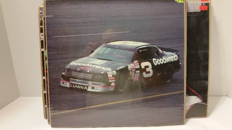lot 23 image: Lot of (14) NASCAR and Dale Earnhardt Collectable Pictures - See Pictures for Variety