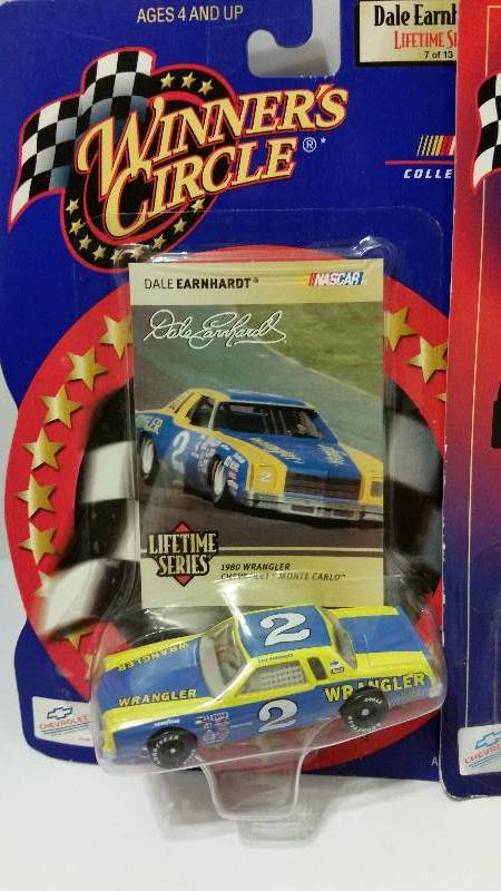 lot 63 image: Lot of (4) Winners Circle 164th Scale (Matchbox) Dale Esrnhardt Cars
