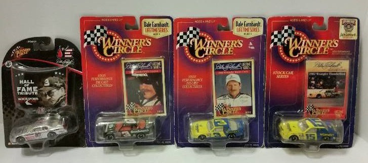 lot 83 image: Lot of (4) Winners Circle 164th Scale (Matchbox) Dale Esrnhardt Cars
