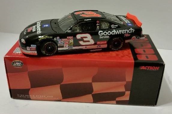 lot 62 image: Action Racing Collectables 124th Scale #3 Chevrolet GM Goodwrench Service Plus No Bull Monte Carlo Window Bank