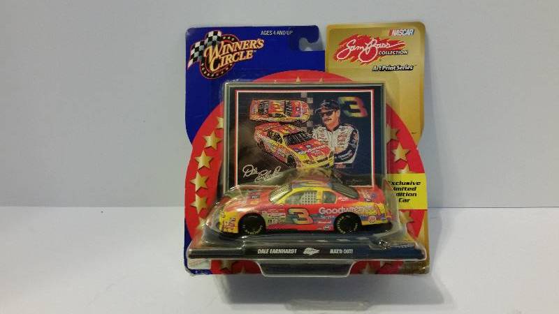 lot 106 image: Winners Circle 143rd Scale Sam Bass Art Print Series #3 Dale Earnhardt Chevrolet GM Goodwrench Peter Max Monte Carlo