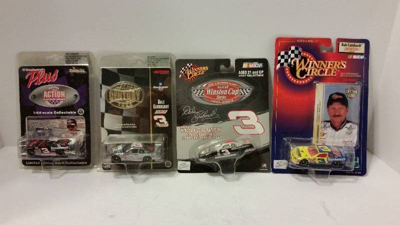 lot 100 image: Winners Circle and Action Collectables Lot of (4) #3 Dale Earnhardt Die Cast Cars