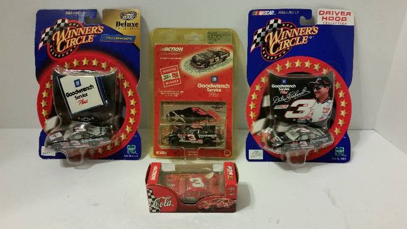 lot 99 image: Lot of (4) Winners Circle and Action motorsports 164th (Matchbox) Dale Earnhardt Die Cast Metal Cars - See Pictures