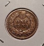 lot 77E image: 1905 Indianhead Penny - Carded