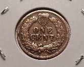 lot 77G image: 1905 Indianhead Penny - Carded
