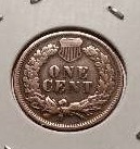 lot 78E image: 1907 Indianhead Penny - Carded