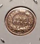 lot 78F image: 1907 Indianhead Penny - Carded