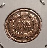 lot 78H image: 1907 Indianhead Penny - Carded