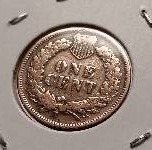 lot 78I image: 1907 Indianhead Penny - Carded