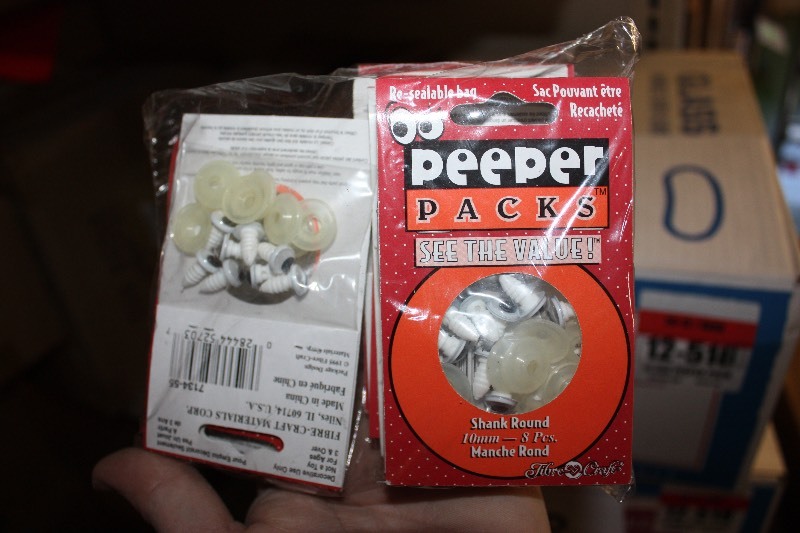 600 packs of peeper eyes.