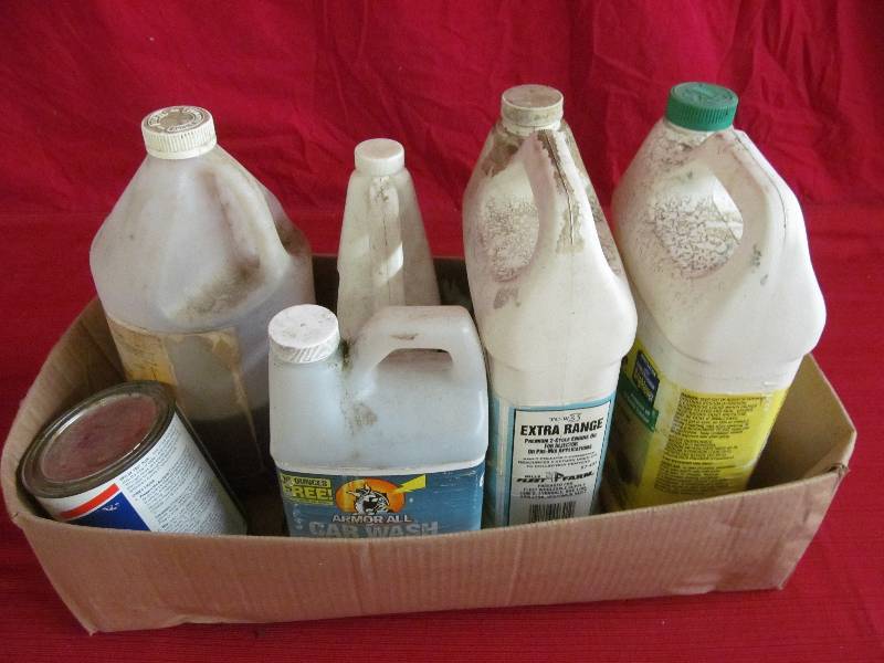cleaners, oil,