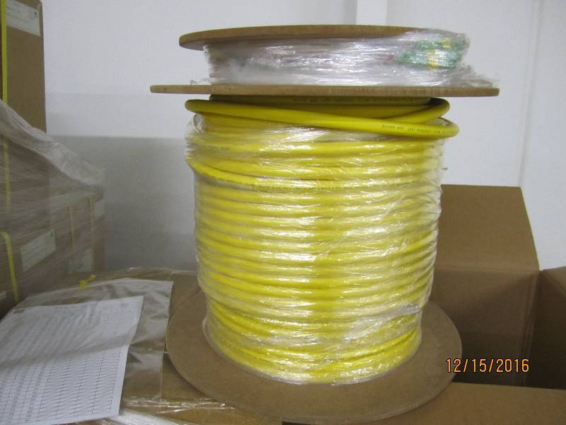 New spool of fiber optic cable, PN...