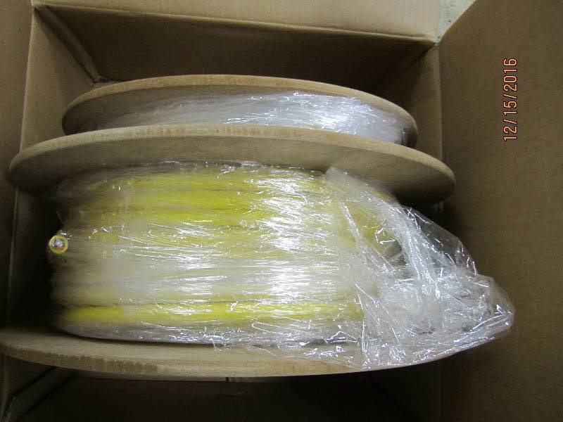 Spool of new fiber optic cable, PN...