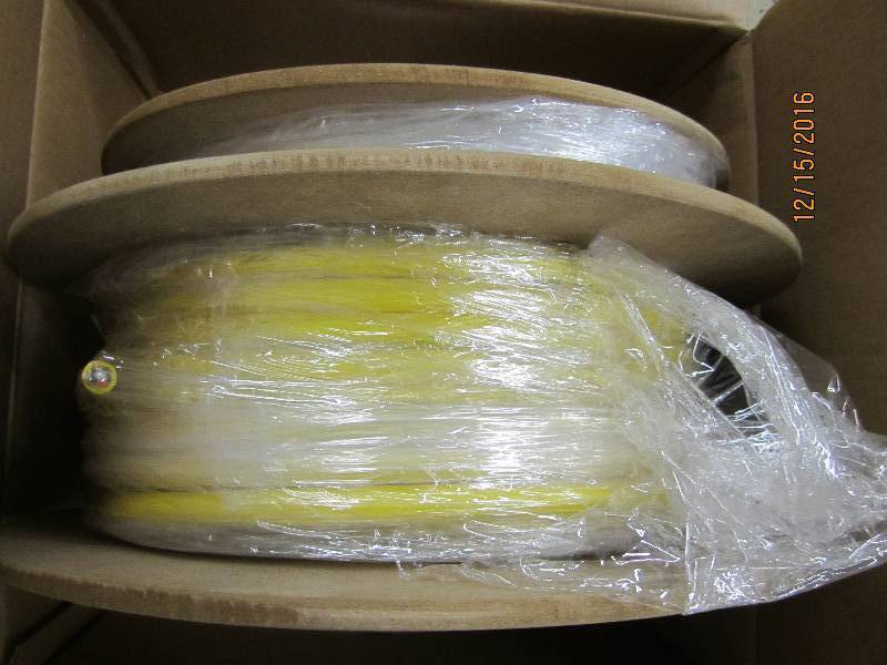 Spool of new fiber optic cable, PN...