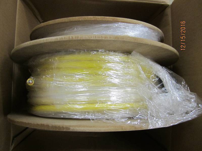 Spool of new fiber optic cable, PN...